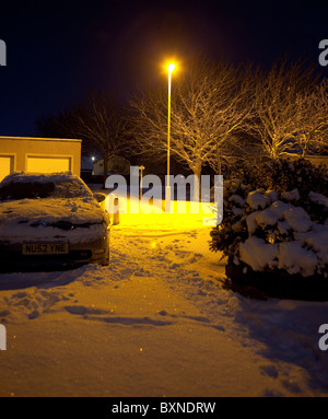 Mezzanotte neve scozia regno unito Foto Stock