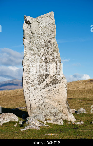 Macleod la pietra di pietra permanente, Isle of Harris, Scozia Foto Stock