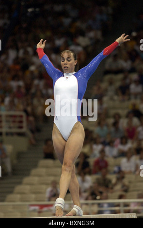 I Giochi Olimpici di Atene. 2004 ginnastica artistica. Foto Stock
