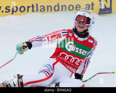 SEMMERING AUSTRIA. 28-12-2010. Il Signore FIS Coppa del Mondo di slalom gigante gara. Foto Stock