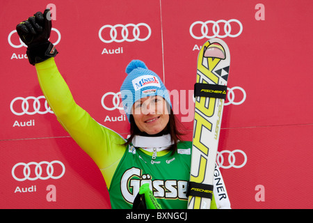 SEMMERING AUSTRIA. 28-12-2010. Il Signore FIS Coppa del Mondo di slalom gigante gara. Foto Stock