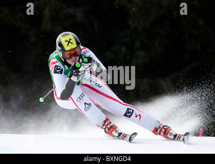 SEMMERING AUSTRIA. 28-12-2010. Il Signore FIS Coppa del Mondo di slalom gigante gara. Foto Stock