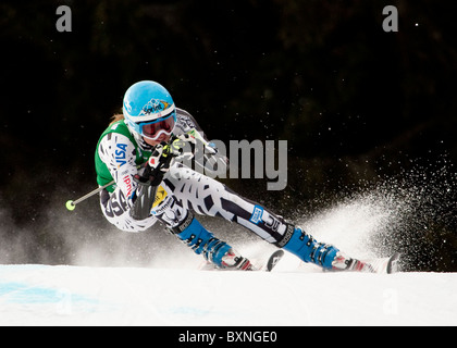 SEMMERING AUSTRIA. 28-12-2010. Il Signore FIS Coppa del Mondo di slalom gigante gara. Foto Stock