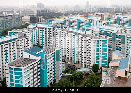 Singapore: alloggiamento nella classe medio quartiere residenziale Clementi Foto Stock