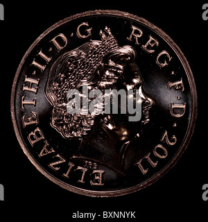 2011 sterling coin Foto Stock