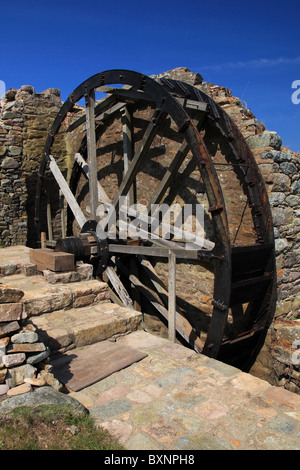 Mulino a vento Alderney Island Isole del Canale Gran Bretagna Foto Stock
