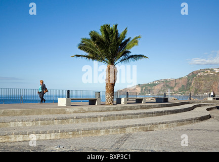 Nuovo lungomare a Ribeira Brava, di Madera Foto Stock