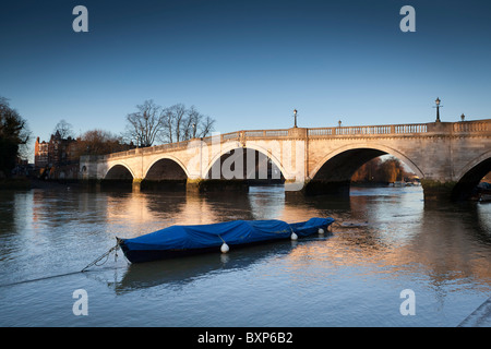 Richmond Bridge,Richmond Upon Thames, Regno Unito Foto Stock