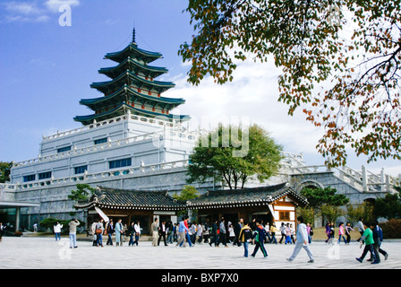 Museo Nazionale del Folklore, Seoul, Corea del Sud Foto Stock