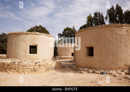 Choirokoitia Khirokitia insediamento neolitico, Cipro. Foto Stock