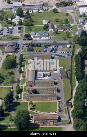 Vista aerea di HMP Ford in West Sussex. Foto di James Boardman. Foto Stock