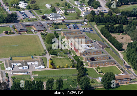 Vista aerea di HMP Ford in West Sussex. Foto di James Boardman Foto Stock