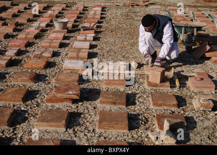 Hypocaust - Bagni termali il restauro della città romana di Complutum ALCALA DE HENARES Madrid Spagna Foto Stock