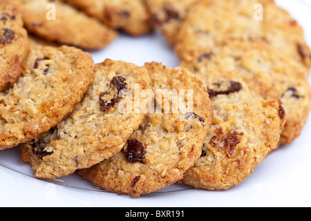 Uva sultanina biscotti cookie Foto Stock