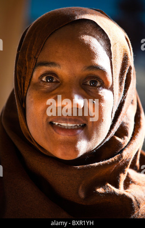Musulmani donna americana presso il Washington Centro Islamico moschea, Washington DC Foto Stock