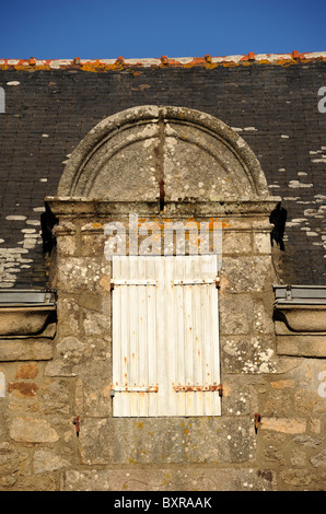 Francia, Bretagna (Bretagne), Morbihan, Carnac, finestra Foto Stock