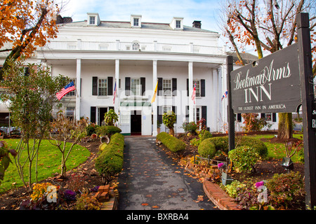 Beekman Arms Inn, 1766, la più antica locanda in America, Rhinebeck, New York Foto Stock