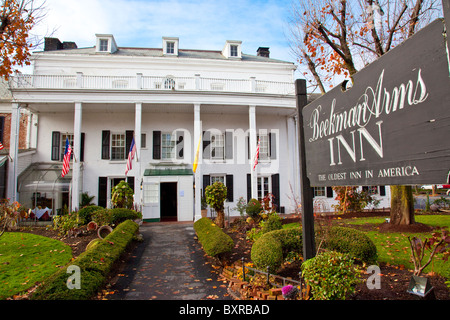 Beekman Arms Inn, 1766, la più antica locanda in America, Rhinebeck, New York Foto Stock