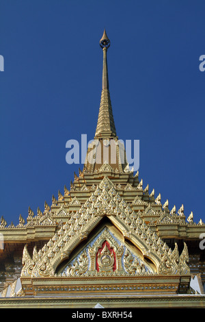 Wat Traimit, il Tempio del Buddha d'oro a Bangkok, in Thailandia Foto Stock