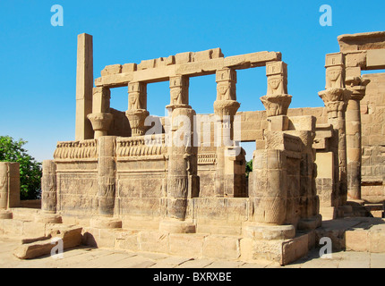 Il Tempio di Philae, Egitto Foto Stock