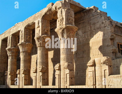 Tempio di Horus in Edfu Foto Stock