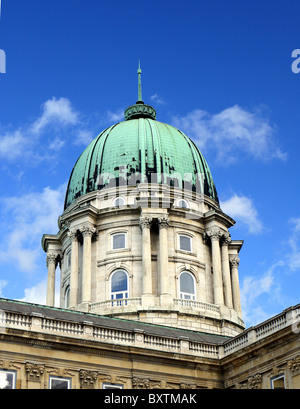 Cupola di Palazzo Reale, il Castello di Buda distretto, Budapest Foto Stock