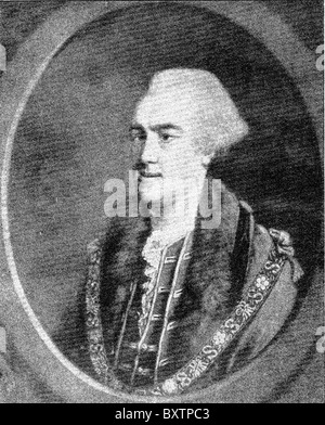 Giovanni documento Wilkes (17 Ottobre 1725 - 26 dicembre 1797) il figlio di Israele documento Wilkes, un distillatore di malto, era un radicale inglese, giornalista. Foto Stock