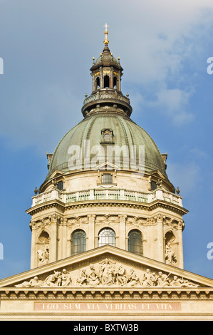 Dalla basilica di Santo Stefano, cupola, Szent Istvan Bazilika, Budapest, Ungheria, Europa UE Foto Stock