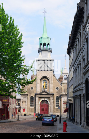 Notre Dame de Bon Secours, la Vecchia Montreal, QC Foto Stock