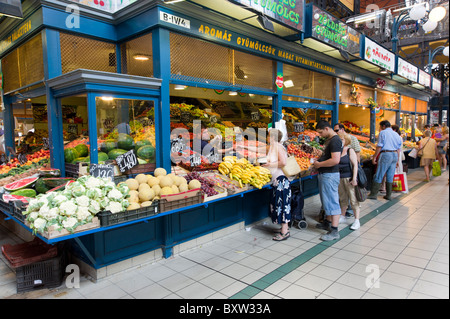 Il Grande Mercato Coperto, Budapest, Ungheria Foto Stock