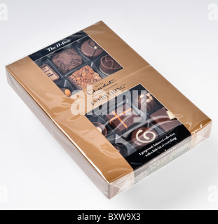 Hotrel Chocolat di lusso di cioccolatini fatti a mano Regno Unito - H-Box degustatore piccolo assortimento Foto Stock