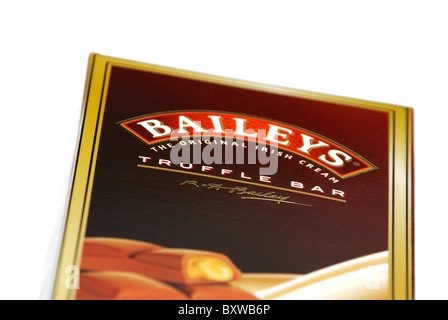 Il baileys tartufo imballaggio bar England Regno Unito Foto Stock
