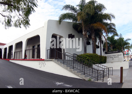 Biblioteca Pubblica di San Pedro in California. Foto Stock