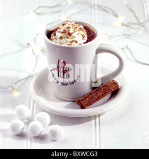 Cioccolata calda Foto Stock