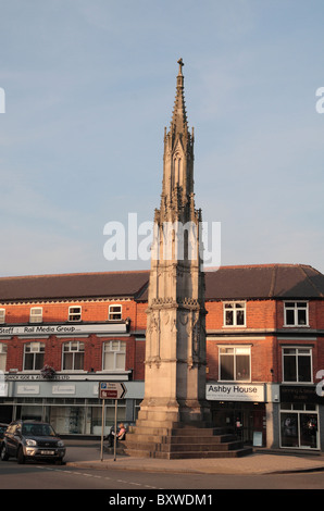 La Loudoun monumento, un memoriale di Edith, Lady Maud Hastings, contessa di Loudoun, Ashby de la Zouch, Leicestershire, Regno Unito. Foto Stock