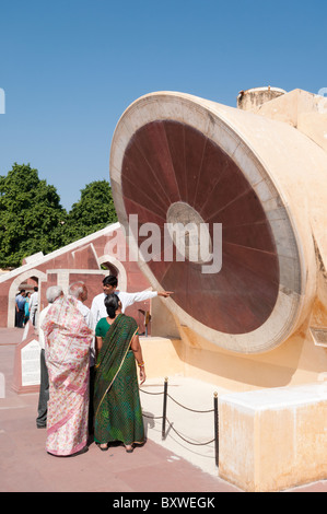 Jantar Mantar strumento astronomico Foto Stock
