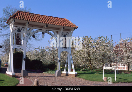 Agriturismo, Altes Land vicino ad Amburgo Foto Stock