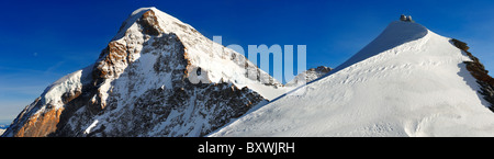 Jungrfrau Top d'Europa osservatorio Sphinx, altopiano Jungfrau alpi svizzere, Svizzera. Foto Stock