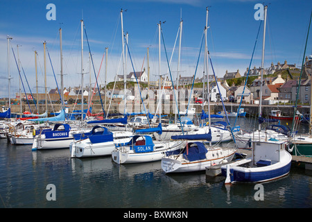 Marina, Findochty, murene, Scotland, Regno Unito Foto Stock