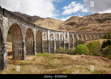 Viadotto Glenfinnan, West Highland Line, Glenfinnan, Lochaber, Highland, Scotland, Regno Unito Foto Stock