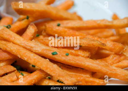 Gruppo di patata dolce patate fritte Foto Stock