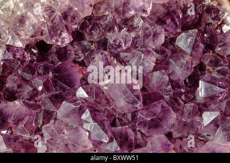 In ametista geode close up Foto Stock