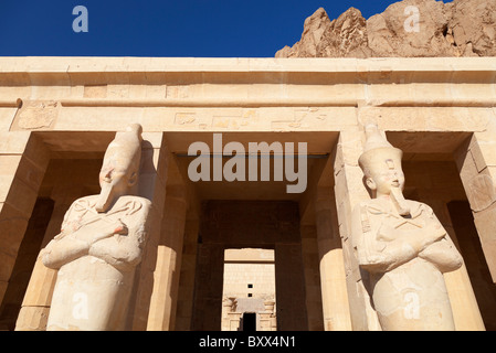 Tempio di Hatshepsut, Valle dei Re, Egitto - dettaglio 5 Foto Stock