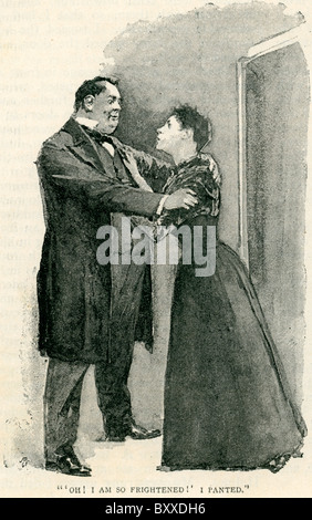 Sherlock Holmes; ''Oh! Mi spaventa!" mi panted"; da gennaio a giugno 1892 Foto Stock