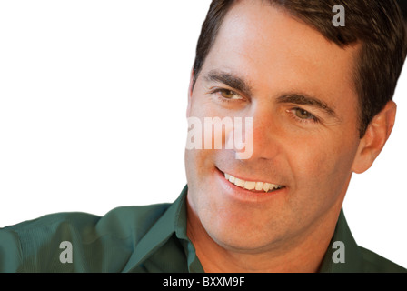 Ritratto di felice metà di uomo adulto Foto Stock