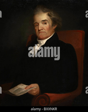 Noah Webster, American lessicografo, textbook pioneer, ortografia riformatore e autore, dipinta da Samuel Finley Breese Morse Foto Stock