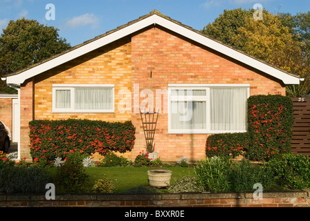 Anni Settanta bungalow Ipswich Suffolk REGNO UNITO Foto Stock