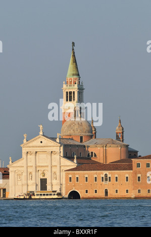 Venezia. L'Italia. Palladio la chiesa di San Giorgio Maggiore (chiesa di San Giorgio Maggiore). Foto Stock