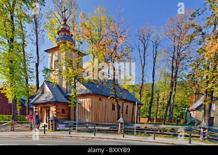 Vecchia Chiesa - Madonna di Czestochowa a Zakopane Foto Stock