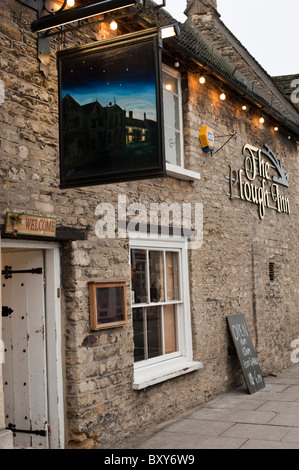 L'Aratro Pub di Witney su un pomeriggio d'inverno. Foto Stock